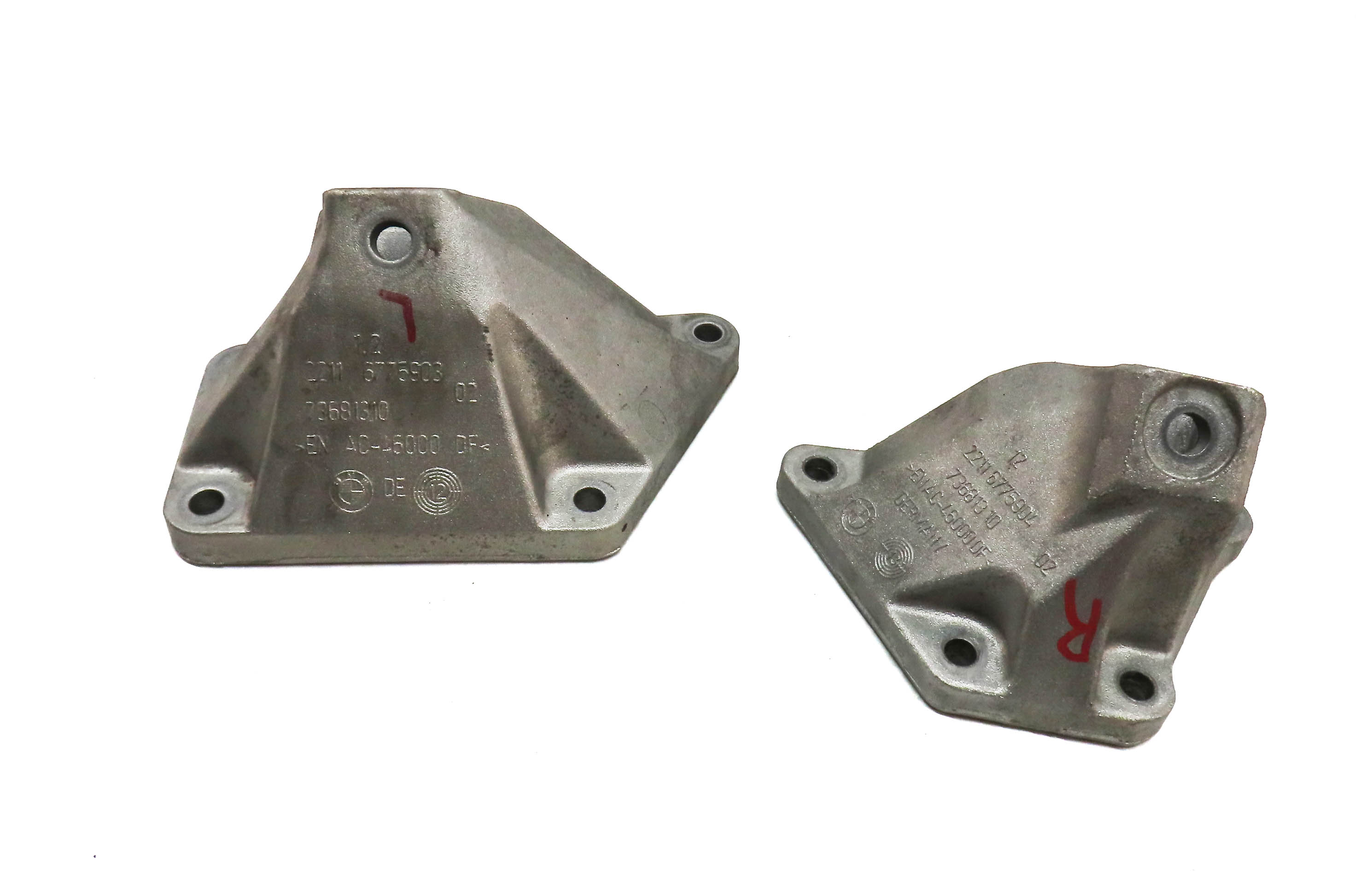 14 BMW 650i GRAN COUPE F06 4.4 TURBO N63 FRONT ENGINE MOTOR MOUNT BRACKET SET/2 — exact item pictured